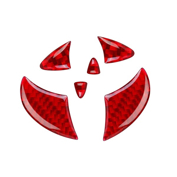 Bilisin Compatible with Rear Tailgate Insert Emblem Logo Carbon Fiber