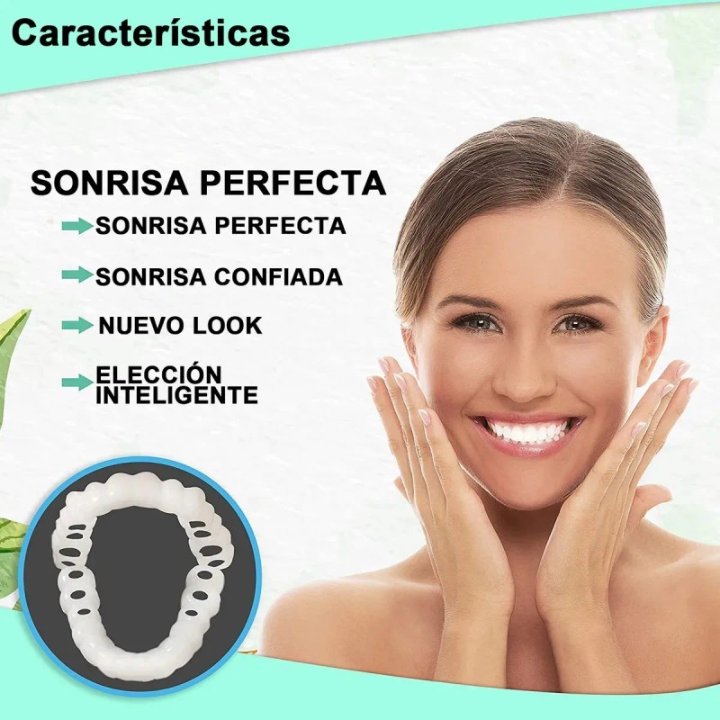 Dientes Postizos Temporal Falsos Carillas Dentales