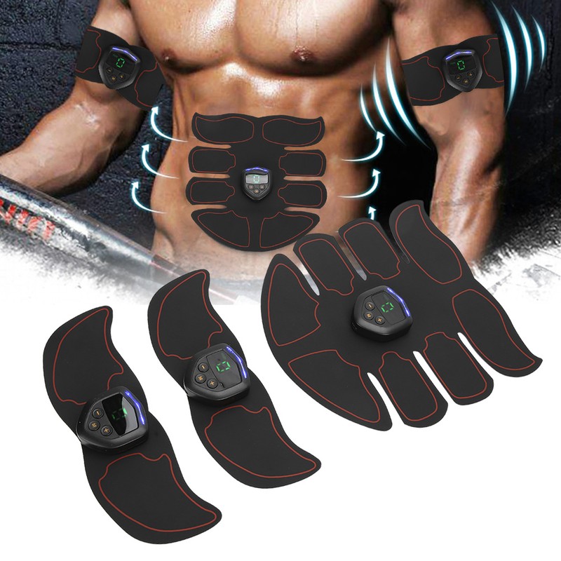 Abdominal Muscle Stimulator Body Toning Trainer ABS Arm Stimulator Training