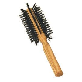 Redecker Round Olive Hairbrush