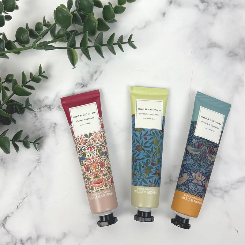 Honyarado COS88535 William Morris Hand Cream, Fruit or Pomegrane, 1P
