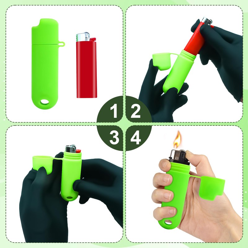2pcs Lighter Case Cover Holder for BIC J6, 4x1.2x0.74in Anti-Drop