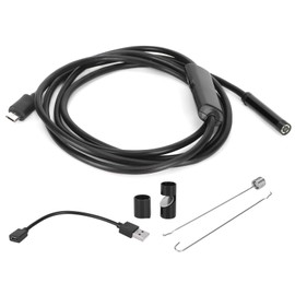 6LED Stepless Dimming Endoscope Camera 7mm High Definition Pipeline Machinery Equipment Repair7MM‑1m