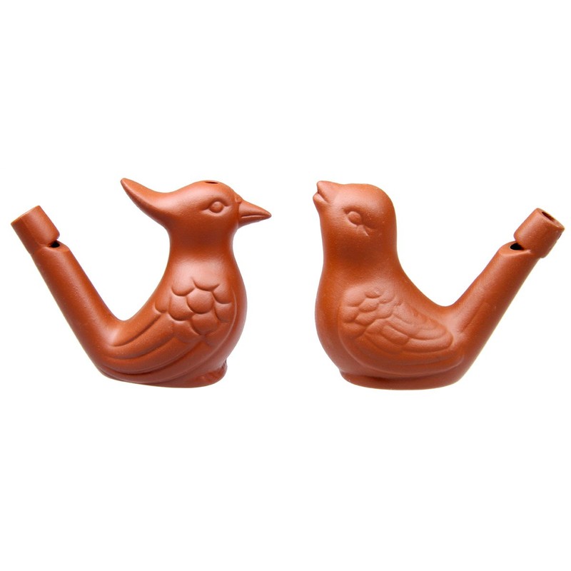 Terravento Clay Bird Water Pipe (Pack of 2)