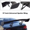 57 Inch Universal Rear Trunk Spoiler Wing GT Style ABS