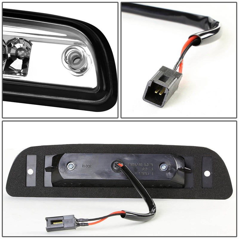 DNA MOTORING 3BL-TTAC95-LED-CH Chrome Housing LED High Mount 3rd Third