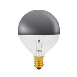 Bulbrite 25G16HM 25 Watt, 120 Volt, Half Chrome