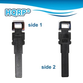 HQRP Replacement Blank Insert Smart Remote Emergency Key Blade Compatible with VW VOLKSWAGEN Passat 2006 2007 2008 2009 2010