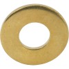 Fastenere #8 Flat Solid Brass Flat Washers Commercial Standard Grade
