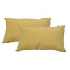 Kissenbezüge, 30 x 50 cm, Beige, einfarbig, Baumwolle und Polyester,