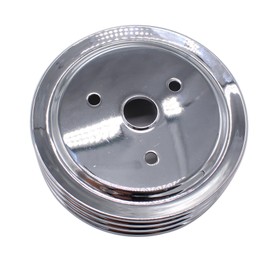 3 Groove Crank Pulley Crankshaft Triple for Small Block Chevy SBC 262 265 267 283 302 305 307 327 350 400 Short Water Pumps