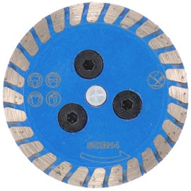 PRODIAMANT F33 Professional Diamond Cutting Disc Diameter 50 mm for Natural Stones Granite and Tiles Attachment M14 Flange Extra Thin Natural Stone Diamond Disc