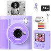 ZONEY Instant Print Camera for Kids, Birthday Gifts for Girls