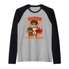 Kids Superhero Big Brother T-Shirt Gift for Boys Raglan Baseball Tee