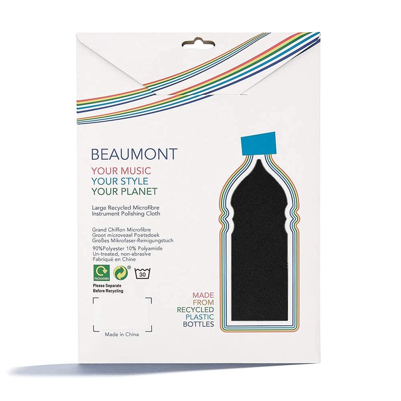 ボーモント Beaumont クリーニングクロス Lサイズ カラー&デザイン:シンフォニック・ブラック