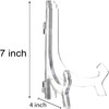 HESTYA 6 Pack 7 Inch Acrylic Easel Stand, Display Stand,