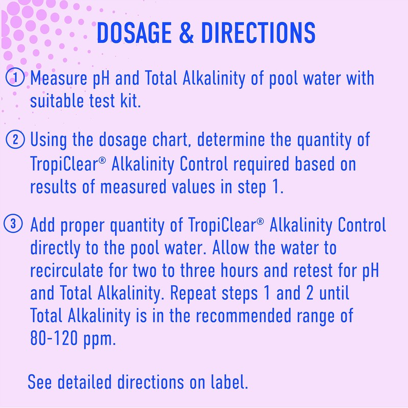 TropiClear Alkalinity Increaser for Swimming Pools – Prevents Corrosion &