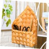 Parliky Set of 2 Woven Storage Baskets Wall-mounted Mesh Storage