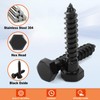 MewuDecor 3/8" x 1-1/2" Hex Head Lag Screws Bolts, External