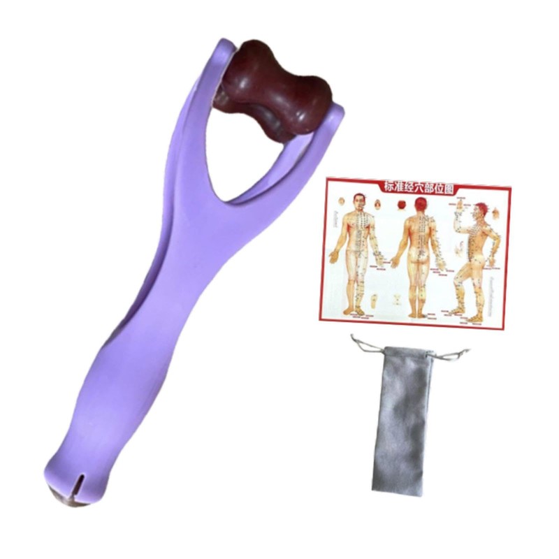 perfeclan Fingermassagegerollrolle Doppel -Roller -Massage Übende Handmassage Roller Tools für