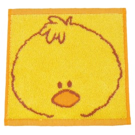 NICI Hand Towel, 9.8 x 9.8 inches (25 x 25 cm), Chick, Yellow