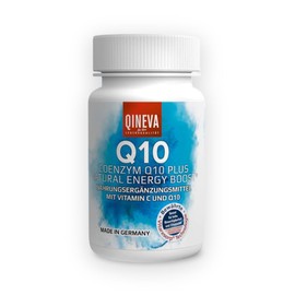 QINEVA® - liposomales Coenzym Q10 Plus - Bioaktives & Hochresorbierendes Nahrungsergänzungsmittel für den Stoffwechsel - 30 Vegane Kapseln