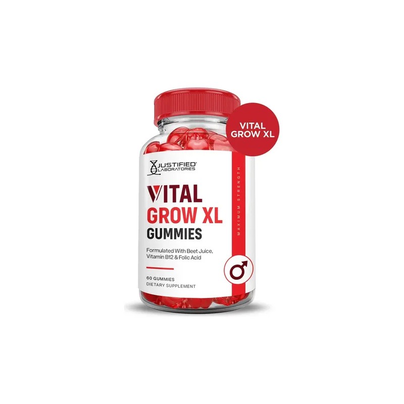 Justified Vital-grow-xl Gomitas 1000mg Acv Veganas