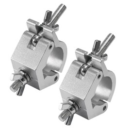 2 Pack Truss Clips Holder 29-35 mm, Truss O Clamp Half Coupler Truss Pickup, Truss Hook for Traverse Clamps Truss Clamp Stage Lighting Hanging Bracket