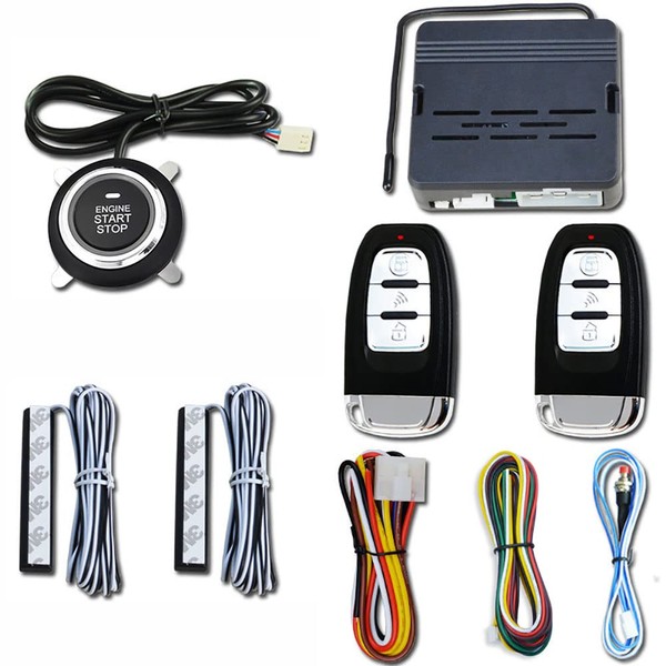 Baceyong Keyless Starter, Remote Starter, Remote Control Lock/Unlock, 12 V