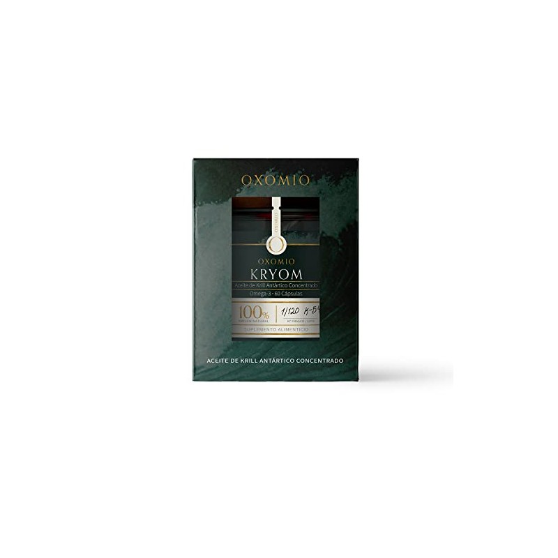 Kryom Oxomio Aceite Krill Puro Cápsulas Omega Epa Dha Astaxantina