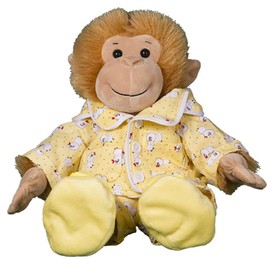 Yellow Chicken Pajamas with Slippers Teddy Bear Clothes Outfit Fits Most 8 -10 Build-A-Bear, Vermont Teddy Bear, and Make Your Own Stuffed Animals