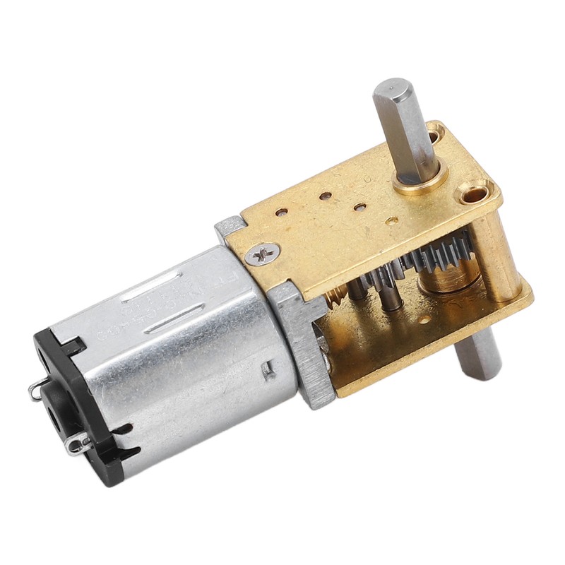 Gear Motor Speed Reduction Dual Output Shaft Worm Brushed Large