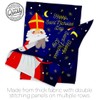 Ornament Collection Saint Nicholas Day House Flag Winter Wonderland Snowflake