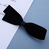 Cybche French Black Hair Bows Bow Hair Clips Velvet Bow