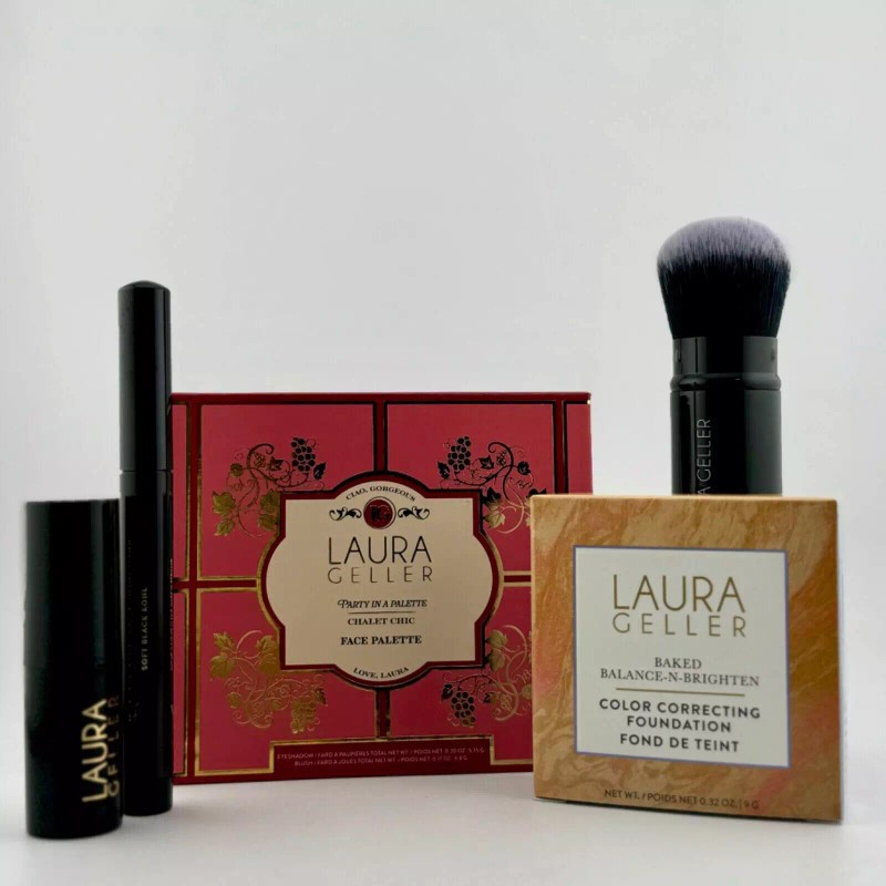 Laura Geller 5-Piece Holiday Glam Full-Face Collection Shade - PORCELAIN