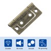 sourcing map 12Pcs 2x1 Inch Door Hinges Non-Mortise No Noise