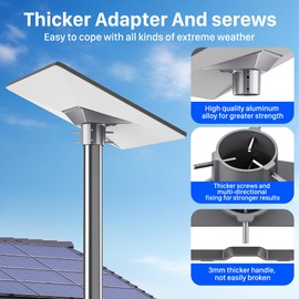 Starlink Gen 3 Pipe Adapter | 20mm-44mm Stake Holder Mounting Kit | Compatible with Starlink Standard Dish and V3 Kickstand Dishy