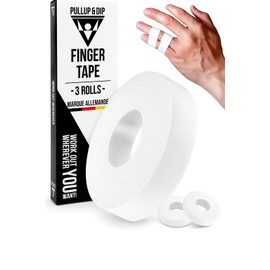 Finger Tape Sports Extra Strong Adhesive, 3 Rolls Athletic Tape for Fingers, Skin-Friendly Sports Tape, Tape for Weight Lifting, Volleyball Finger Tape, Boulder, Climbing, Basketball, Finger Tape BJJ