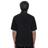 NexaKnit Chef Jacket/Chef Coat Short Sleeves (Black, Medium)