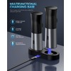 Gravity Electric Salt and Pepper Grinder Set - USB Rechargeable