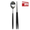 am Italian 4-person cutlery set solid round integrated 4P (spoon