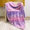 Yeqivo Cuddly Blanket, Glow in the Dark Children's Blanket, Fleece