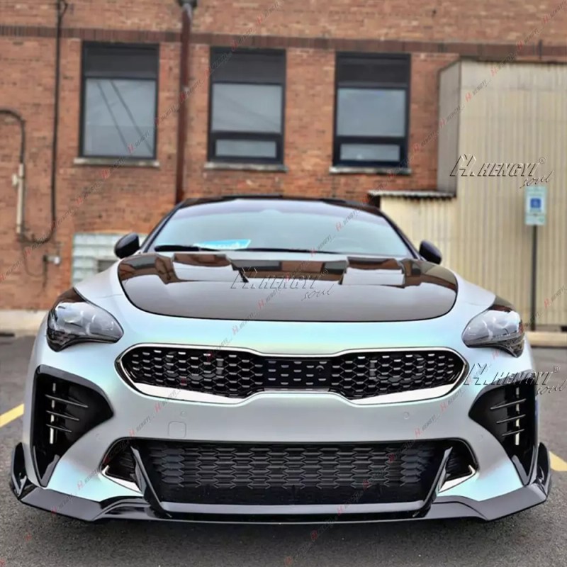 LUC For 2017-2023 KIA Stinger Gloss Blk Front Bumper Vent