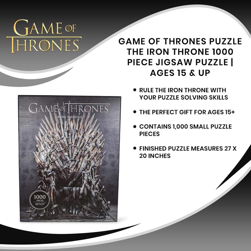 Dark Horse Deluxe Game of Thrones: Iron Throne Deluxe Puzzle