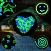 MOAMUN Glow in The Dark Pebbles Garden Stones 1000 Pcs