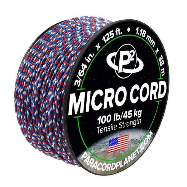 Paracord Planet Micro Paracord – Thin Braided Cord for Crafting,