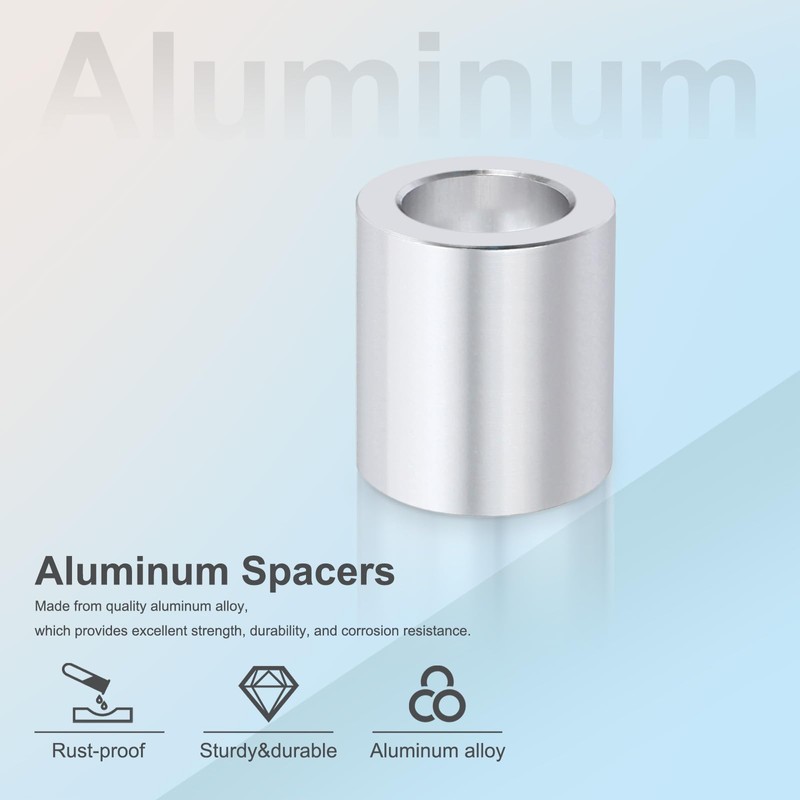 HiPicco Aluminum Spacers 5/16" Bore x 1/2" OD x 1/4"