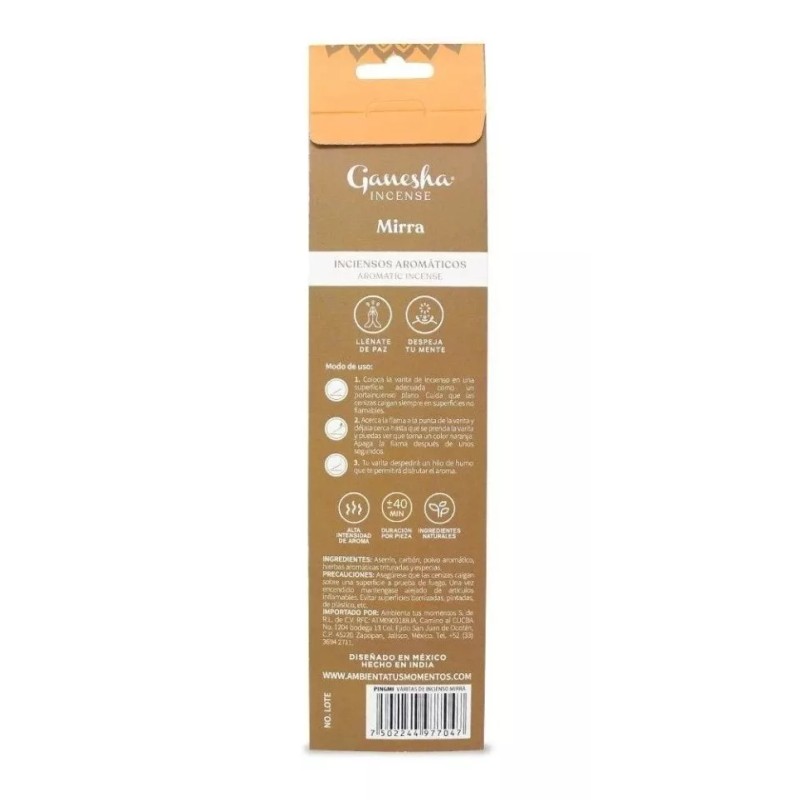 Ganesha Varitas Incienso Aromáticas Ganesha Aromas A Escoger 100 Pz