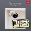 Globe Electric Wi-Fi Smart Indoor/Outdoor Security Camera, No Hub Required,