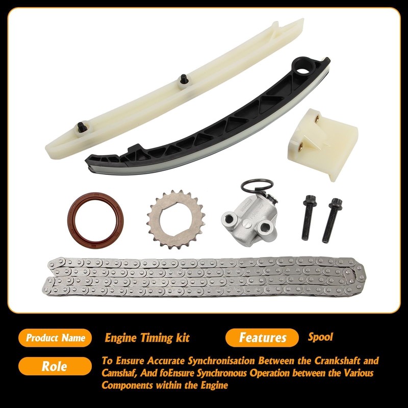 Head Gasket Bolts Timing Chain Kit with Thermostat Housing Professional